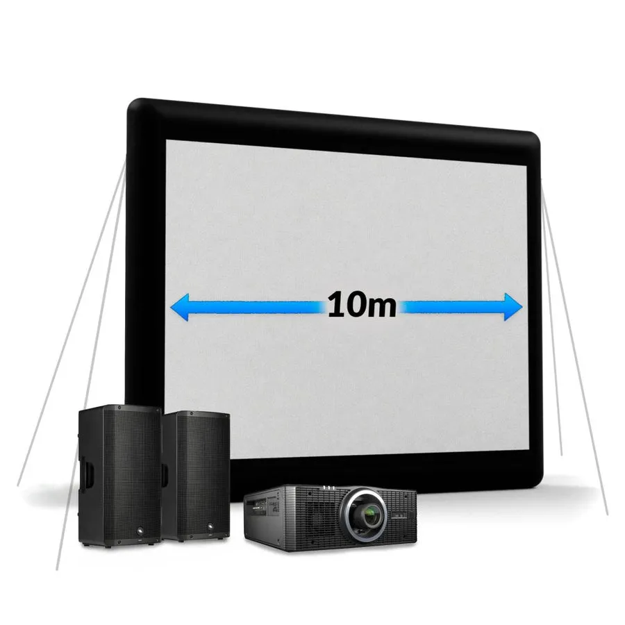 10m Inflatable Mattress Sealed Projection Screen