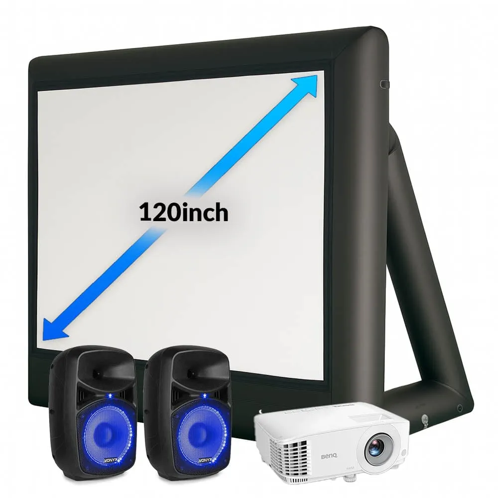 120" Inflatable Cinema PLUS Package — Outdoor Cinema Pro