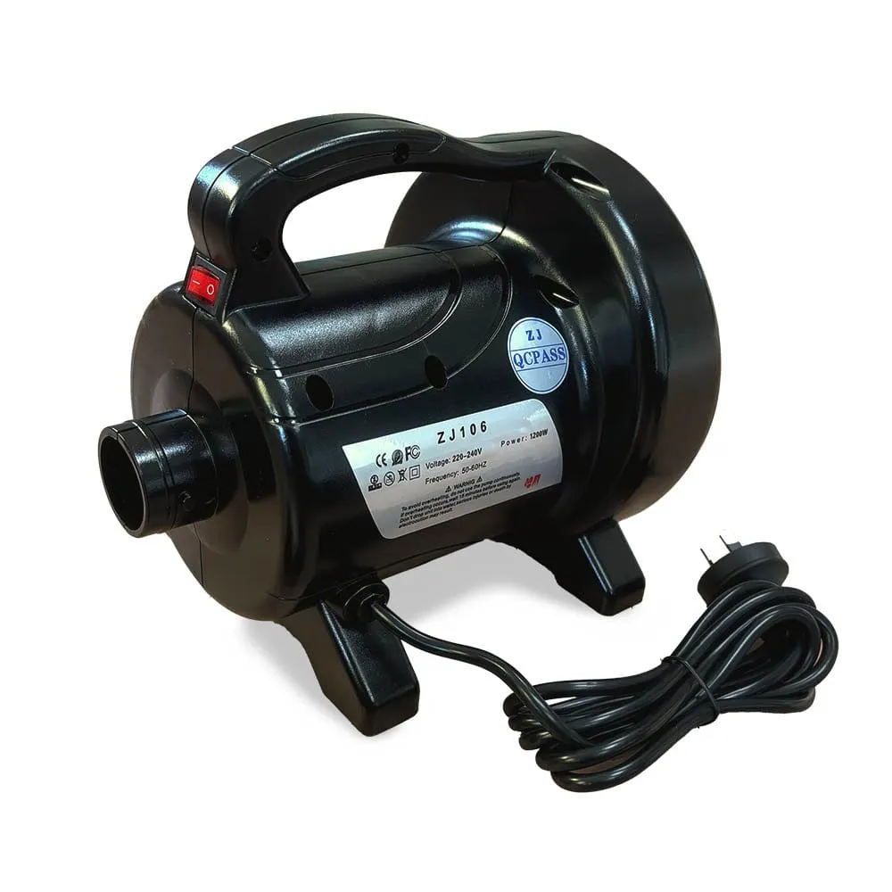1200W Air Blower — for Inflatable Screens / Small Inflatables — Outdoor Cinema Pro
