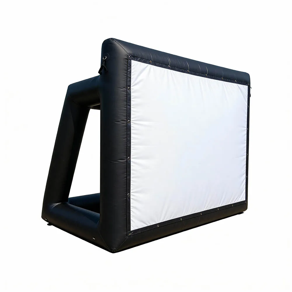 A sealed, air-tight inflatable cinema screen